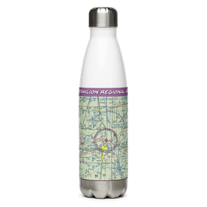 Vermilion Regional Airport (DNV) VFR Sectional Water Bottle