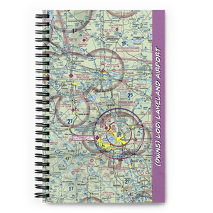 Lodi Lakeland Airport (9WN5) VFR Sectional Notebook