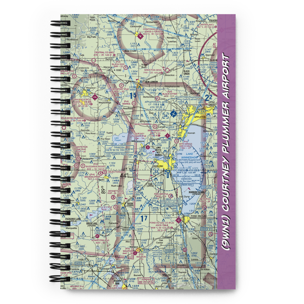 Courtney Plummer Airport (9WN1) VFR Sectional Notebook 