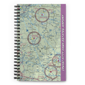 Kitty Hawk Estates Airport (9WI6) VFR Sectional Notebook