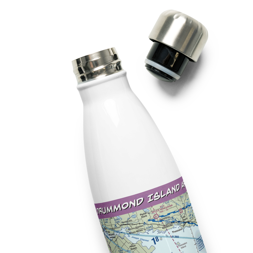 Drummond Island Airport (DRM) VFR Sectional Water Bottle 