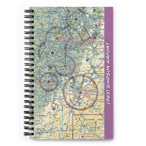 Simpson Airport (9W3) VFR Sectional Notebook