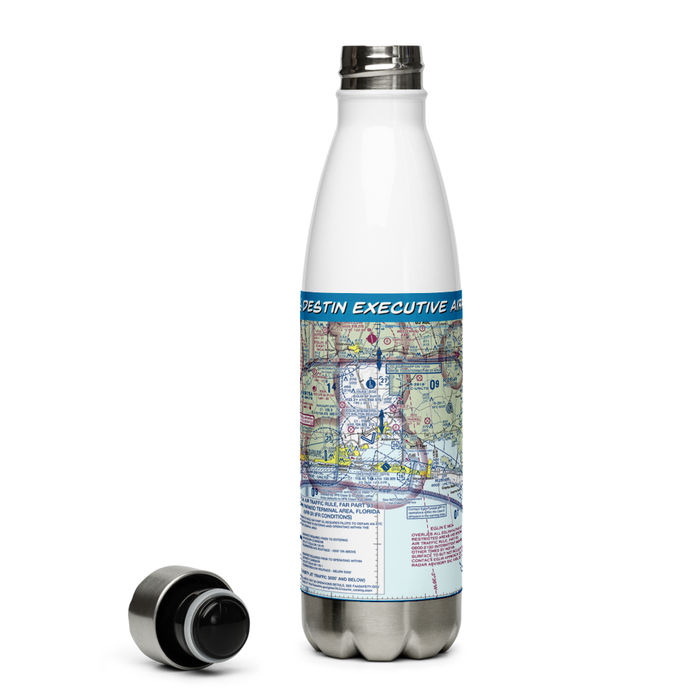 Destin Executive Airport (DTS) VFR Sectional Water Bottle 