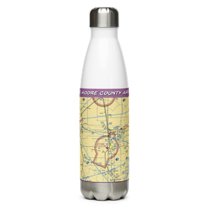 Moore County Airport (DUX) VFR Sectional Water Bottle