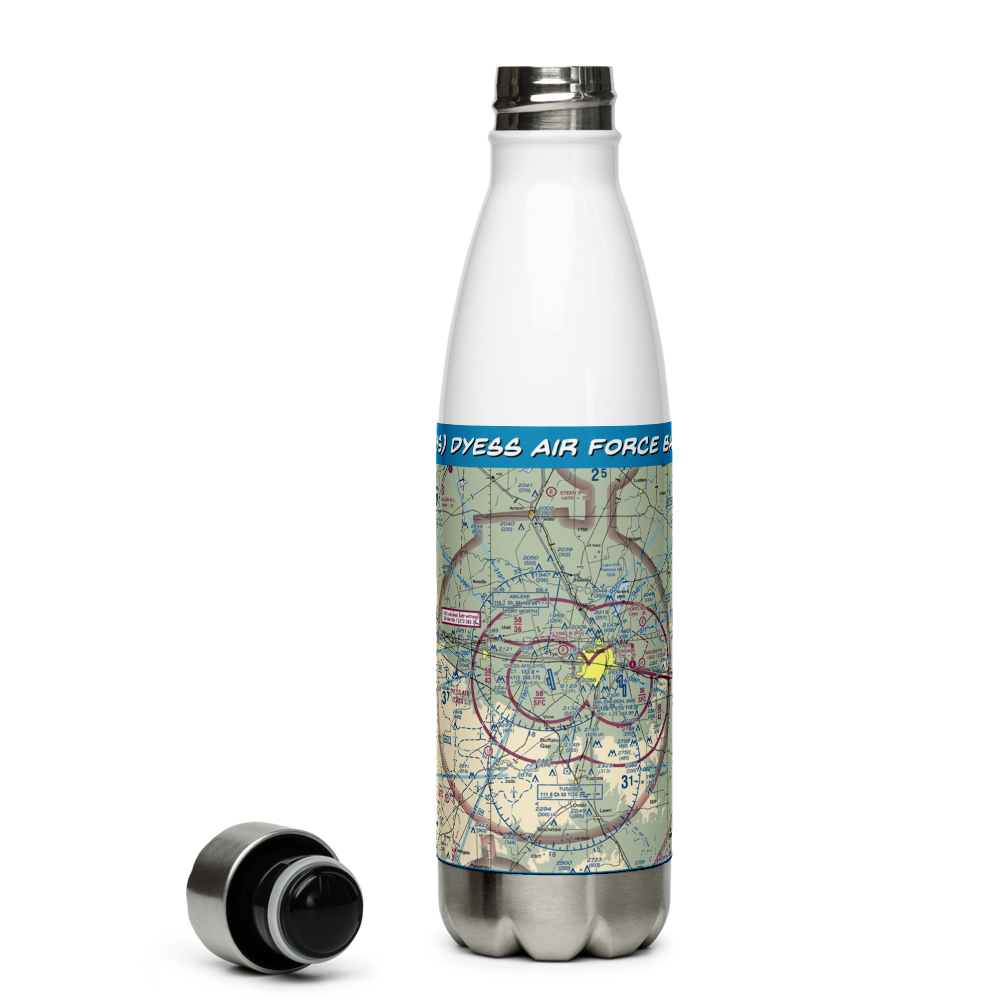 Dyess Air Force Base (DYS) VFR Sectional Water Bottle 