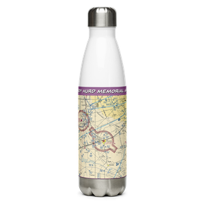 Roy Hurd Memorial Airport (E01) VFR Sectional Water Bottle