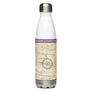 Reagan County Airport (E41) VFR Sectional Water Bottle