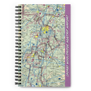Wooldridge Agstrip Airport (9OR8) VFR Sectional Notebook