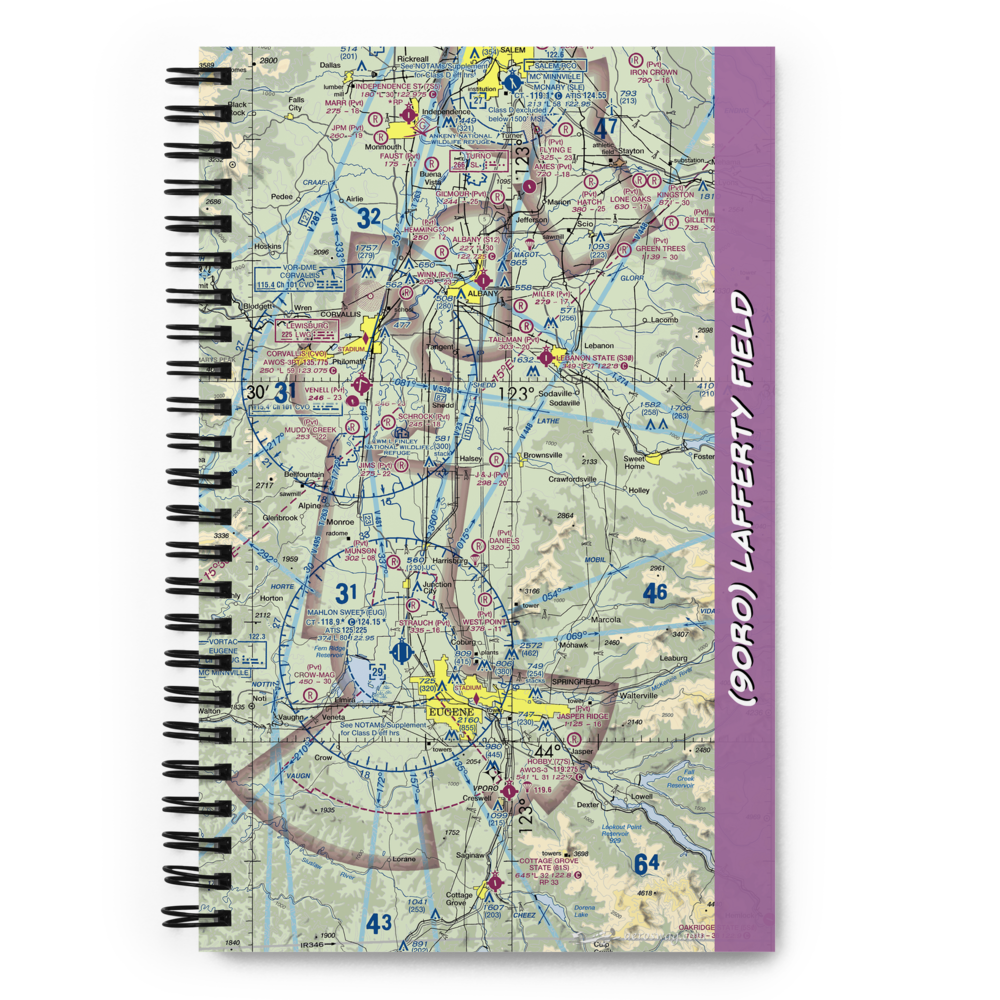 Lafferty Field (9OR0) VFR Sectional Notebook 