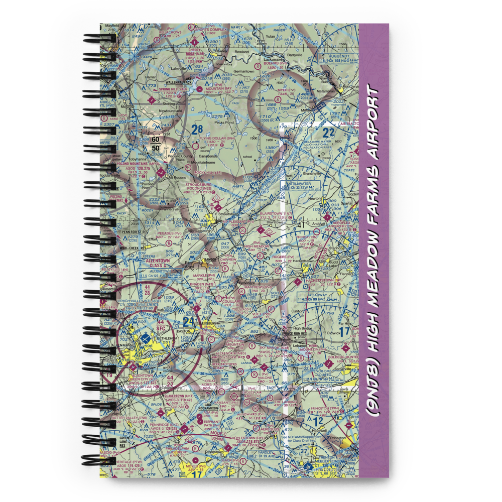 High Meadow Farms Airport (9NJ8) VFR Sectional Notebook 