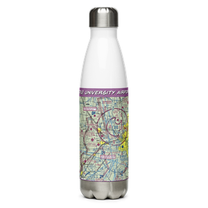 University Airport (EDU) VFR Sectional Water Bottle