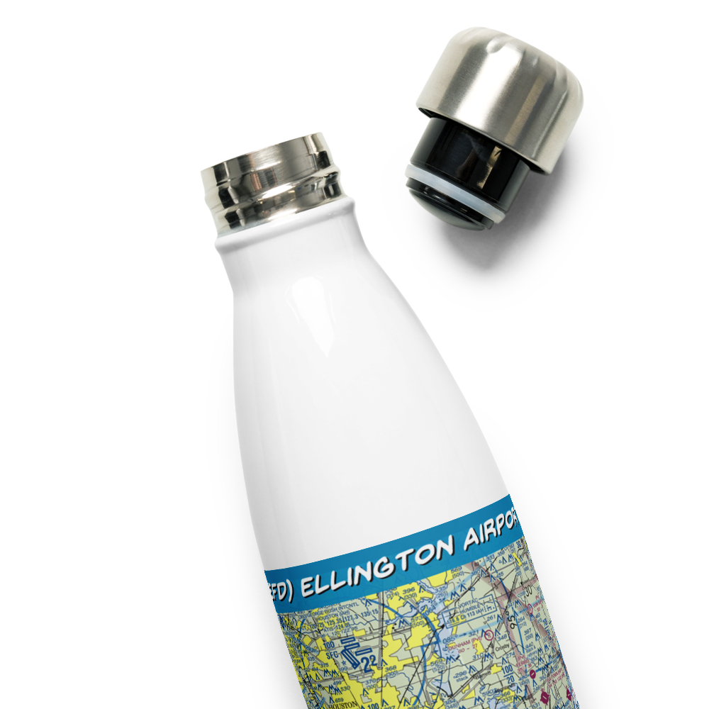 Ellington Airport (EFD) VFR Sectional Water Bottle 