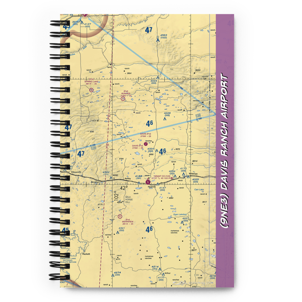 Davis Ranch Airport (9NE3) VFR Sectional Notebook 
