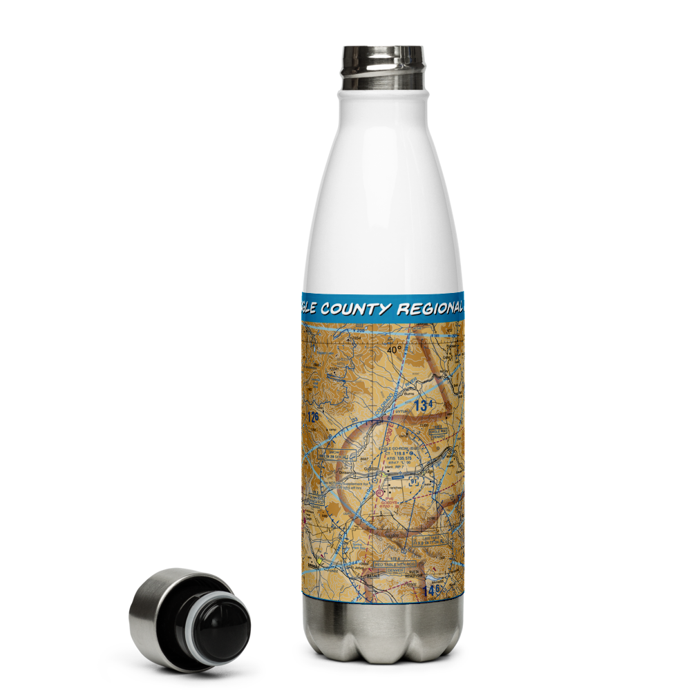 Eagle County Regional Airport (EGE) VFR Sectional Water Bottle 