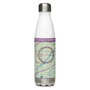 Ekwok Airport (KEK) VFR Sectional Water Bottle