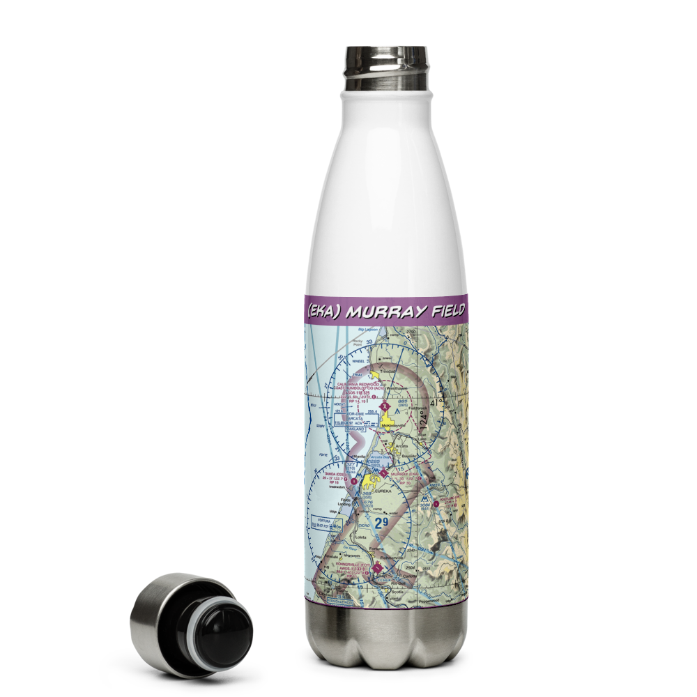Murray Field (EKA) VFR Sectional Water Bottle 