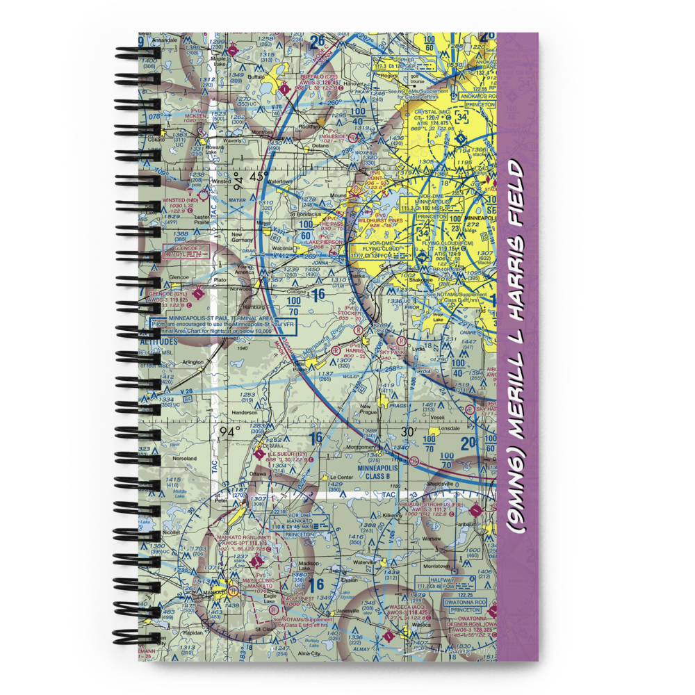 Merill L Harris Field (9MN6) VFR Sectional Notebook 