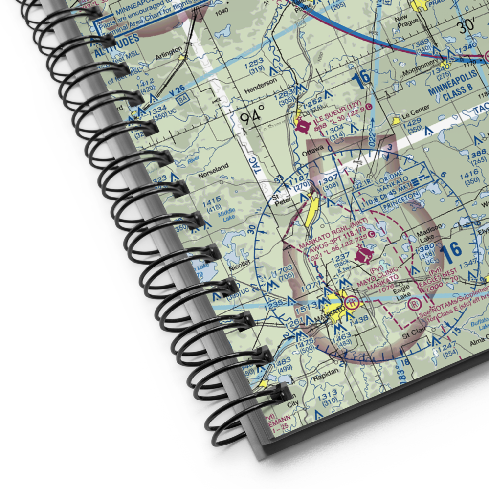 Merill L Harris Field (9MN6) VFR Sectional Notebook 