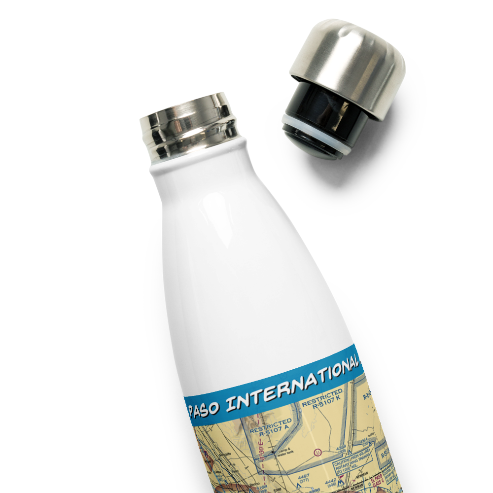 El Paso International Airport (ELP) VFR Sectional Water Bottle 