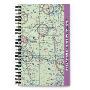 Bayou Meadows Airport (9LS1) VFR Sectional Notebook