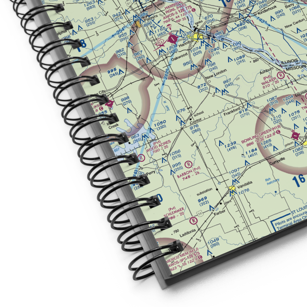 Krutmeier Airport (9LL0) VFR Sectional Notebook 