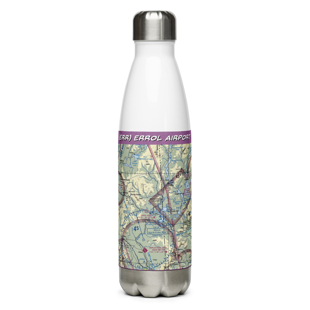 Errol Airport (ERR) VFR Sectional Water Bottle 