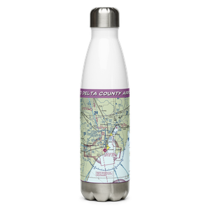 Delta County Airport (ESC) VFR Sectional Water Bottle