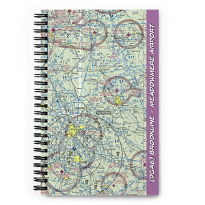Brookline - Meadowmere Airport (9GA6) VFR Sectional Notebook