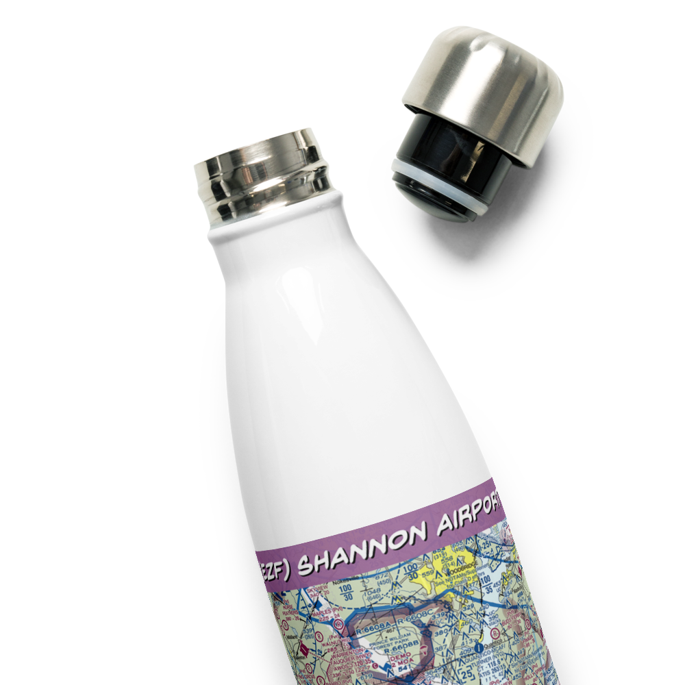 Shannon Airport (EZF) VFR Sectional Water Bottle 
