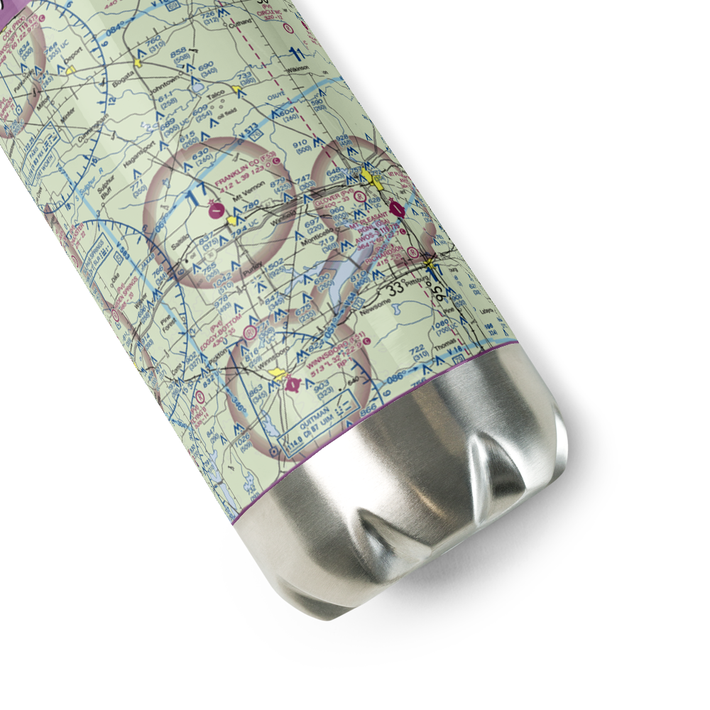 Franklin County Airport (F53) VFR Sectional Water Bottle 