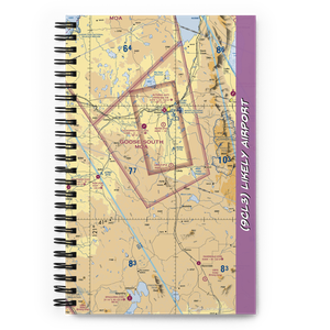 Likely Airport (9CL3) VFR Sectional Notebook