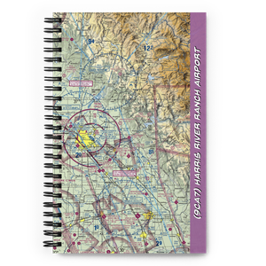 Harris River Ranch Airport (9CA7) VFR Sectional Notebook