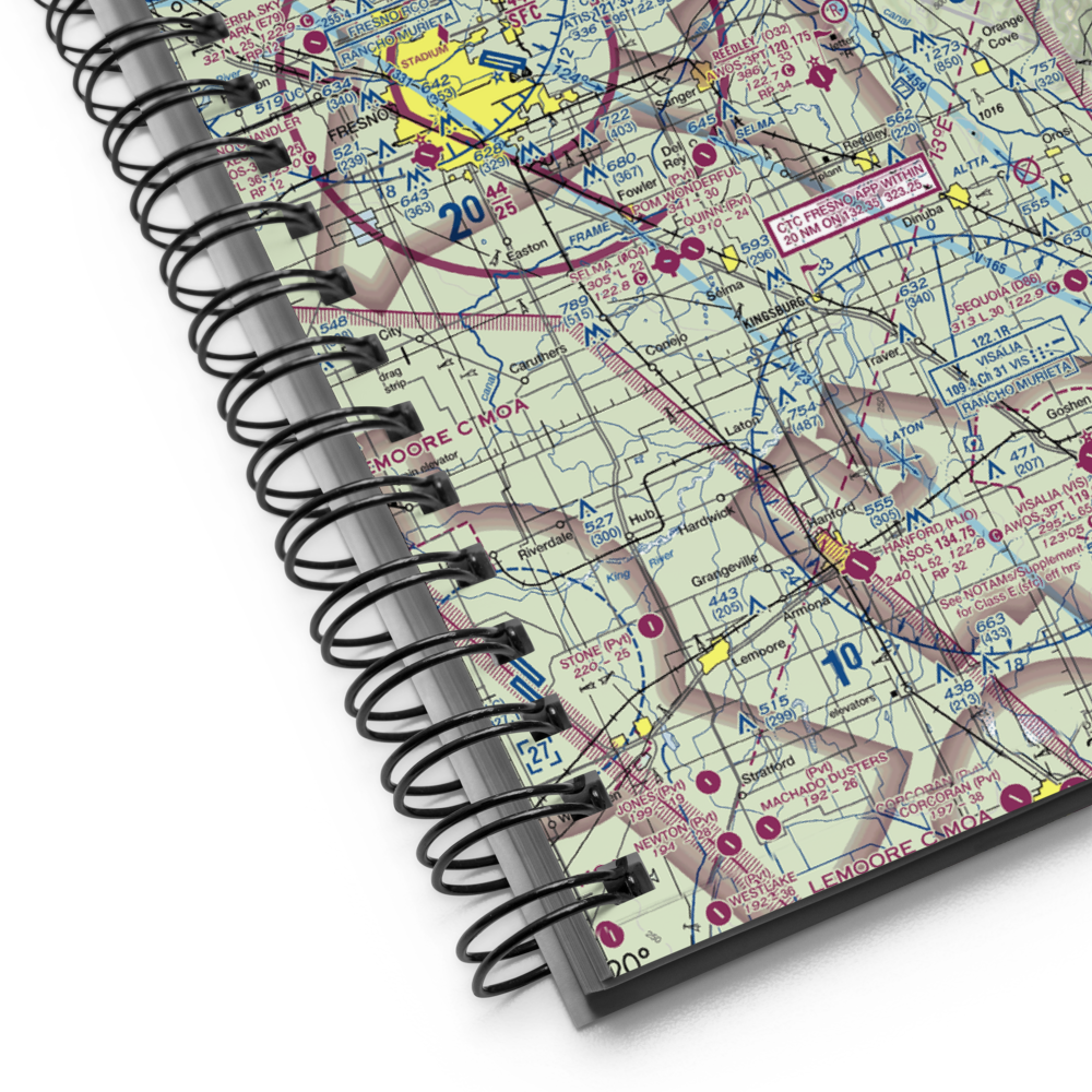 Harris River Ranch Airport (9CA7) VFR Sectional Notebook 