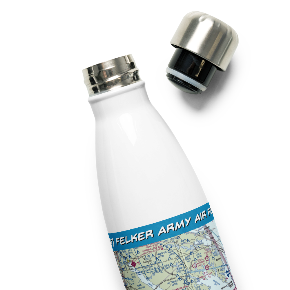 Felker Army Air Field (FAF) VFR Sectional Water Bottle 