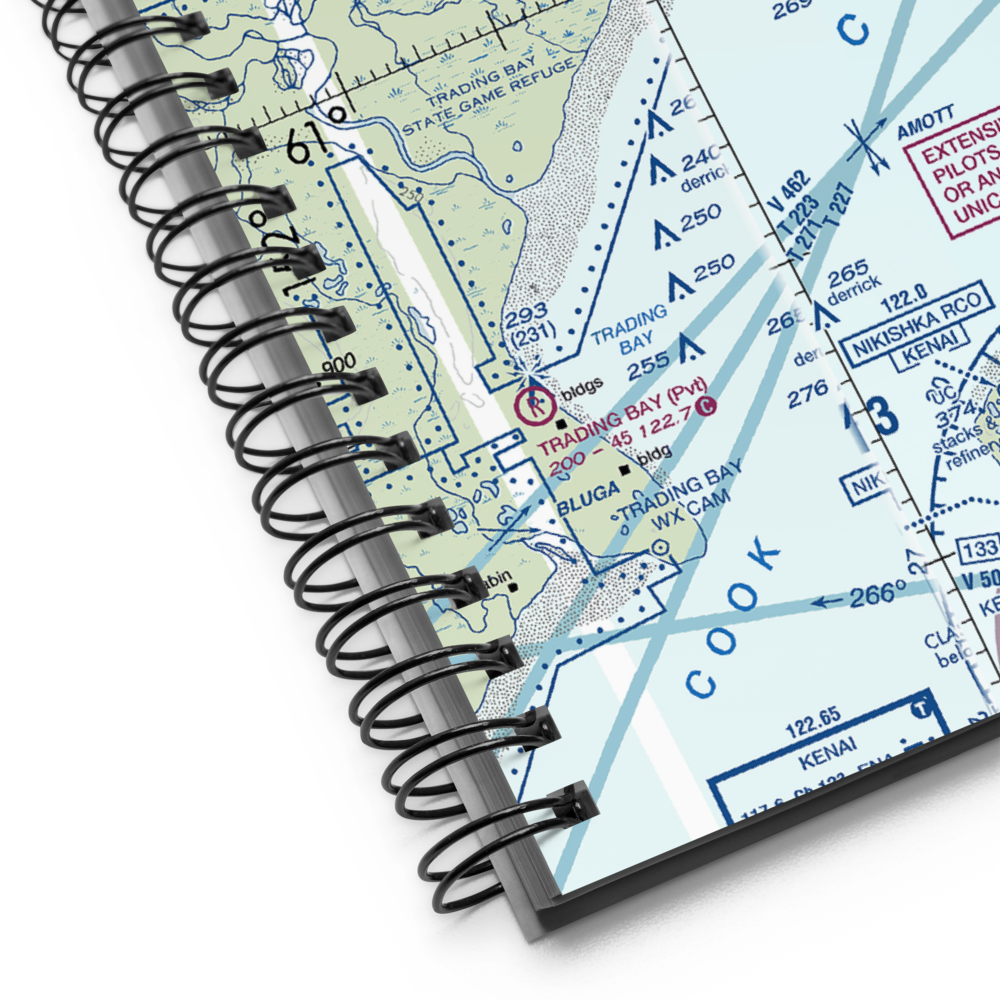 Nikolai Creek Airport (9AK3) VFR Sectional Notebook 