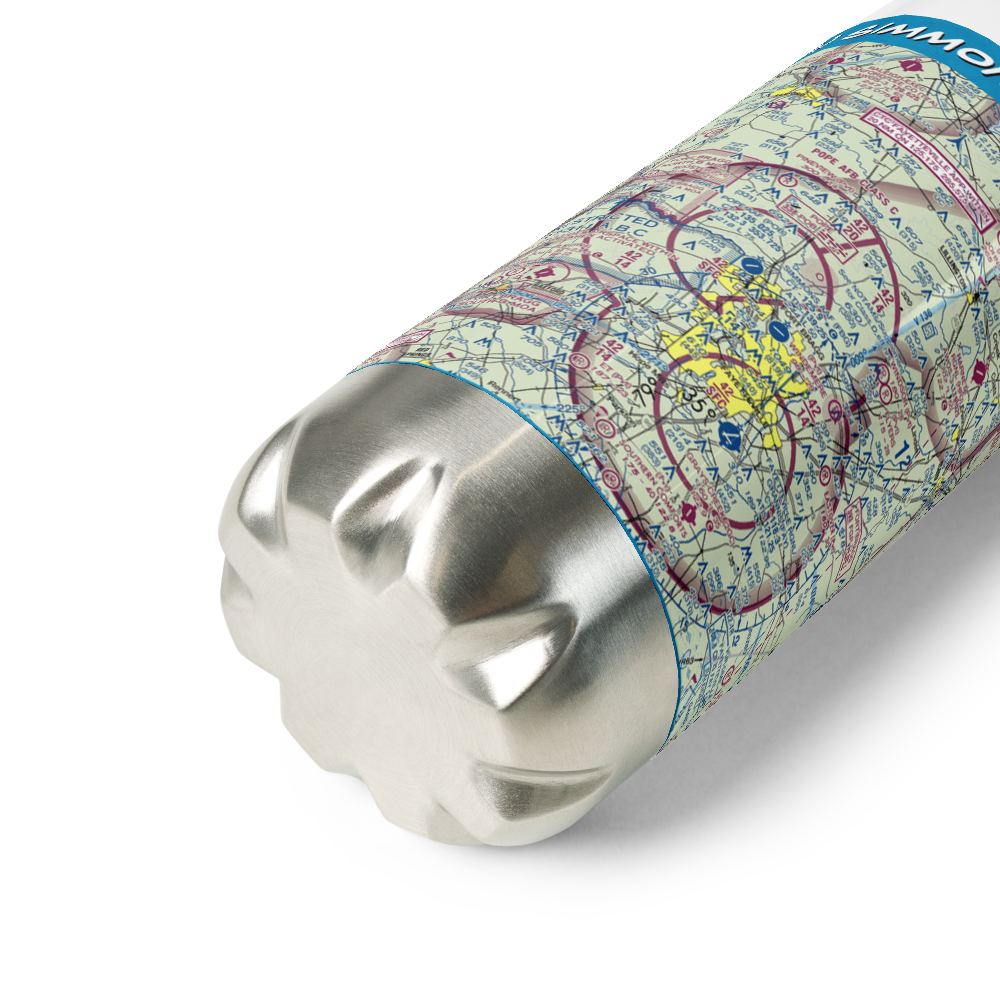 Simmons Army Air Field (FBG) VFR Sectional Water Bottle 
