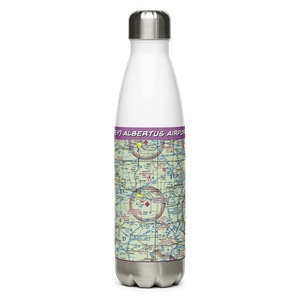 Albertus Airport (FEP) VFR Sectional Water Bottle