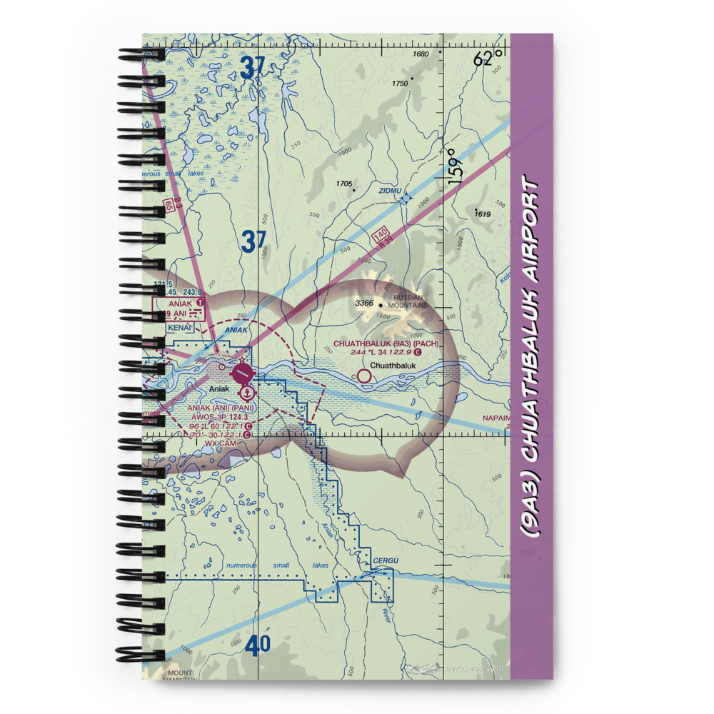 Chuathbaluk Airport (9A3) VFR Sectional Notebook 