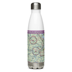 Franklin Regional Airport (FKN) VFR Sectional Water Bottle