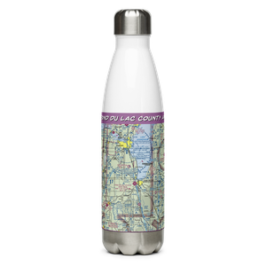 Fond du Lac County Airport (FLD) VFR Sectional Water Bottle