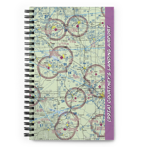 Courtney's Landing Airport (99IA) VFR Sectional Notebook