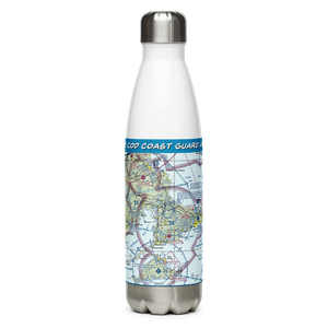 Cape Cod Coast Guard Air Station (FMH) VFR Sectional Water Bottle