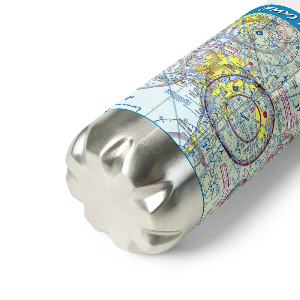 Page Field (FMY) VFR Sectional Water Bottle 
