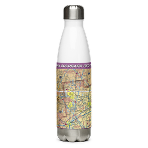Northern Colorado Regional Airport (FNL) VFR Sectional Water Bottle
