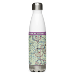 Flora Municipal Airport (FOA) VFR Sectional Water Bottle