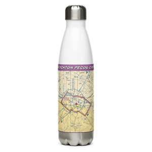 Fort Stockton Pecos County Airport (FST) VFR Sectional Water Bottle