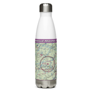 Farmville Regional Airport (FVX) VFR Sectional Water Bottle