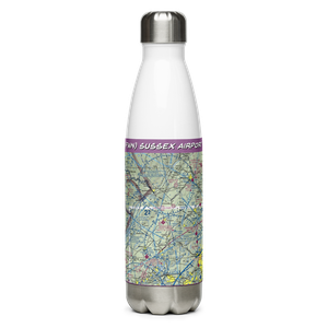 Sussex Airport (FWN) VFR Sectional Water Bottle