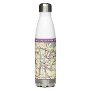 Gage Airport (GAG) VFR Sectional Water Bottle
