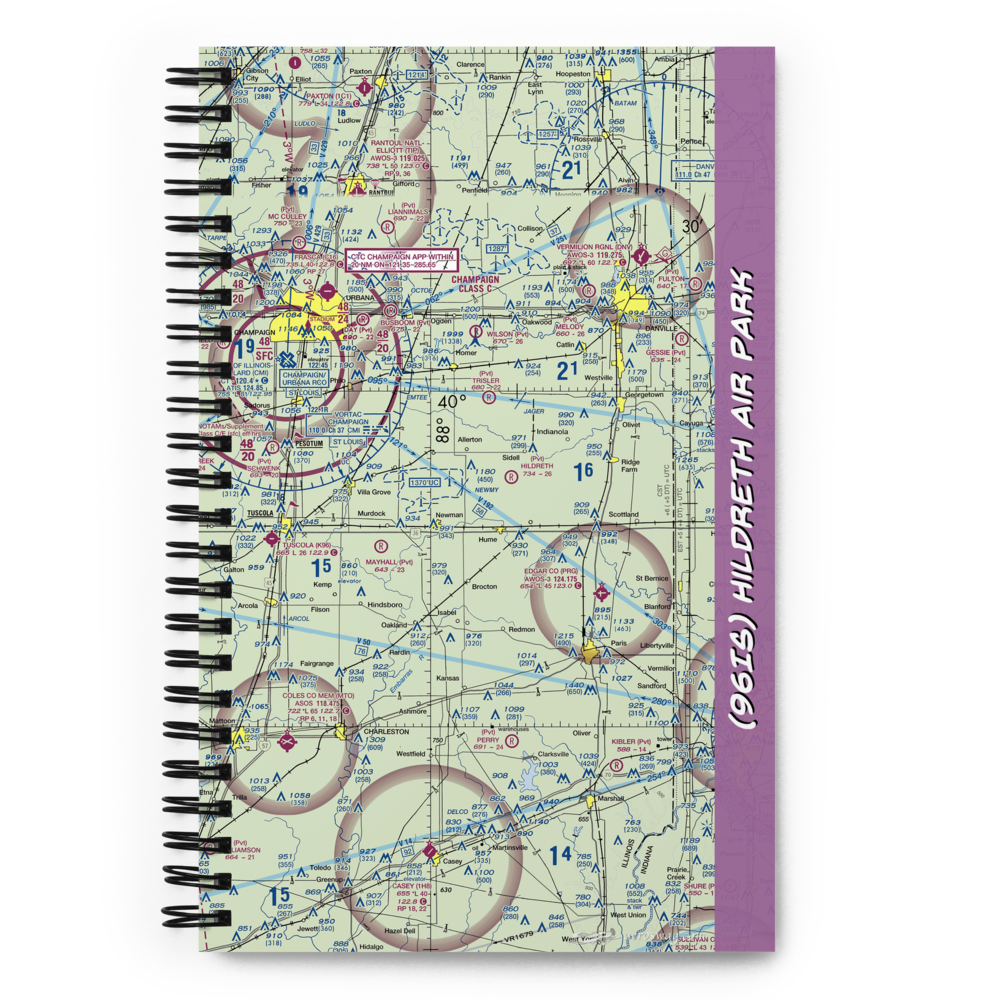 Hildreth Air Park (96IS) VFR Sectional Notebook 